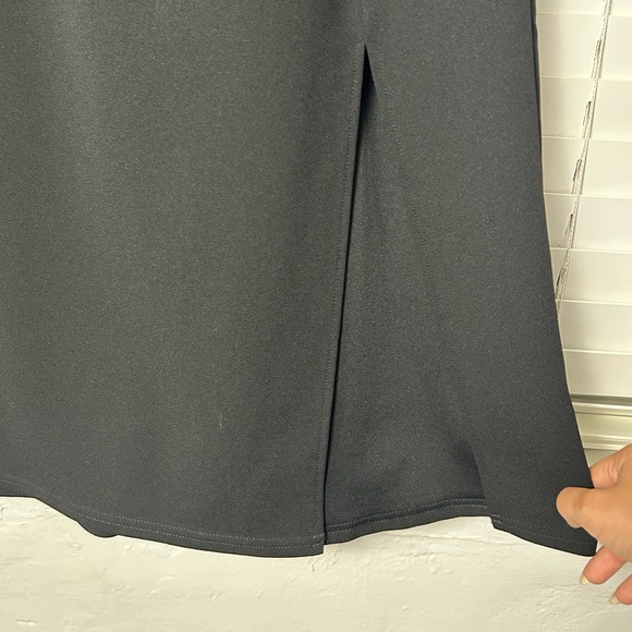 ELOQUII Sleeveless Black Dress With Slit - Picture 7 of 9